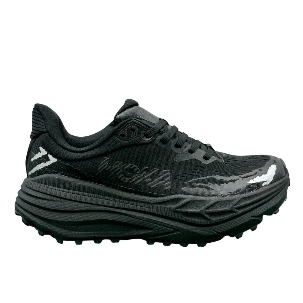 Men's 7 D - Hoka One One Stinson 7‎ Triple Black Walking Running Shoes Sneakers